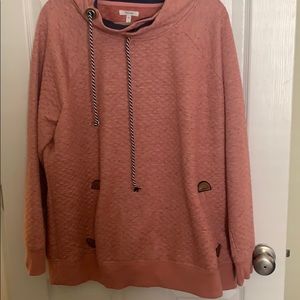 Plus size Spring Hoodie - Pink!